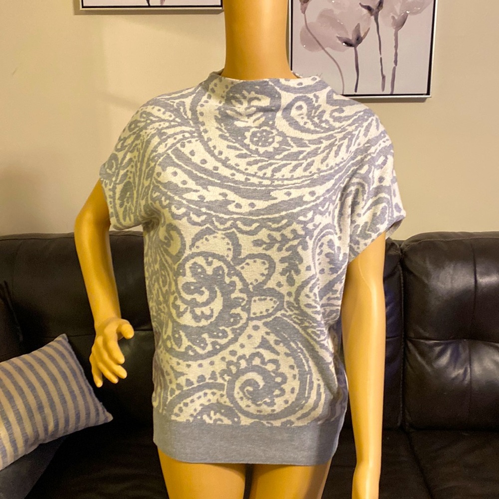 Cynthia Rowley XS Short Sleeve Sweater